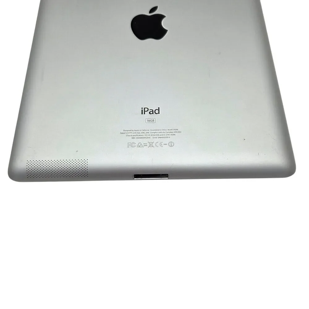 Apple iPad 2nd Gen A1396 16GB Black Wi-Fi + 3G UNTESTED For Parts or Repair